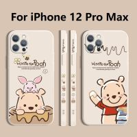 Winnie the Pooh เคส iPhone 14 13 Pro MAX XS Max XR i7 i8 Plus Soft Case วินนี่เดอะพูห์ เคท ไอโฟน iPhone 11 iPhone 12 Pro Max เคสซิลิโคน