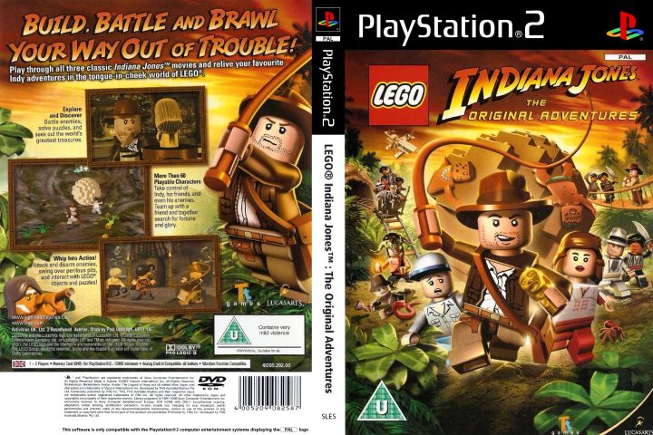 PS2 LEGO Jones The Adventures (Dvd Game) |