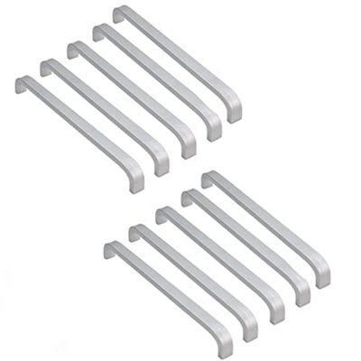 Pack of 10 Stainless Steel Cabinet Pulls Accessories Parts 128mm Hard Wear Knobs