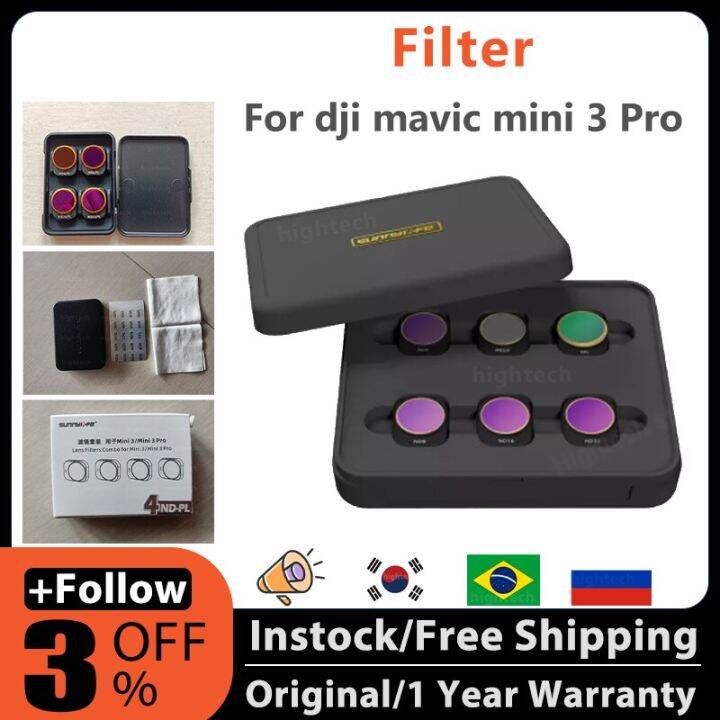 ตัวกรองโพลาไรเซอร์สำหรับ-dji-mavic-mini-3-pro-nd8เลนส์กรองแสงกล้องโดรนอะไหล่4-8-16-32-nd-อุปกรณ์เสริมสำหรับโดรน