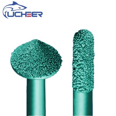 UCHEER หัวบอล 1 ชิ้น 3D Brazing หินแกะสลักบิตเครื่องมือแกะสลักหินอ่อน CNC router bits เครื่องตัดหินโม่หินสําหรับหินแกรนิต