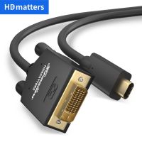 Chaunceybi USB C DVI Cable Thunderbolt 3 Type to adapter for Macbook air pro USB-C