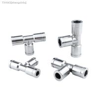 ✒♦❄ 4mm 6mm 8mm 10mm 12mm 14mm 16mm Brass Tee 3 Way One Touch Air Pneumatic Push In Fitting Quick Connector