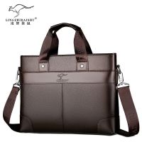 ▼┇ New Spot Mens Handbag Casual Business Briefcase Large Capacity Shoulder Messenger Bag Laptop Bag