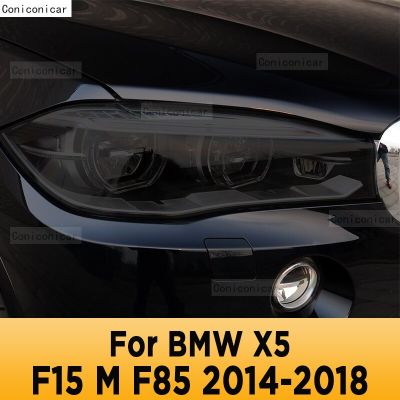 ไฟหน้ารถสำหรับ BMW X5 F15ม. F85 2014-2018,อุปกรณ์ซ่อมฟิล์มปกป้อง TPU สีชุดไฟหน้ารถจักรยานกันรอยขีดข่วน