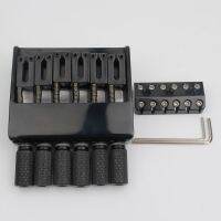 ใหม่ GUYKER Black 6 String Bridge Tailpiece สำหรับอุปกรณ์กีตาร์ Headless-ZOK STORE