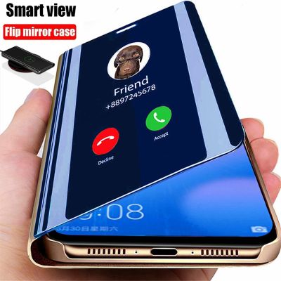 Smart Mirror Flip Case For Samsung Galaxy A53 A13 A52 A73 A33 A51 A12 A21s A50 A70 A32 A22 A71 A72 A42 A81 M21 A31 M12 A41 Cover