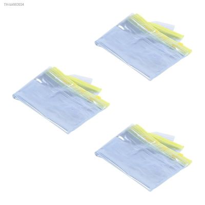 ◐♘ 15 Pcs Clear Plastic Water Proof Pen A4 File Paper Zipper Closure Bags Folders