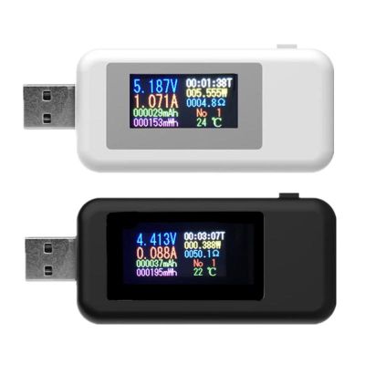 KWS MX18 10in1 USB Charger Tester Detector Voltmeter LCD Digital USB Tester Current 4 30V Voltage Current Tester Timing Ammeter
