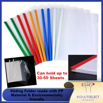 Classic A4 Double Strong Clips File Folder, Punchless Binder for Commercial  or School Documents