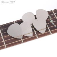 10pcs/pack Guitar Picks Plectrum 0.3mm Stainless Steel Metal Electric Guitar Bass Picks Plectrum Guitar Parts Accessories GYH