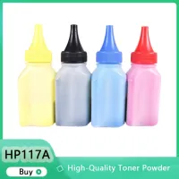 ผงหมึกพิมพ์ W2073a W2071a W2070a 117a 4สีเข้ากันได้กับเลเซอร์ Hp สี150a 150W 150nw Mfp 179fnw 178nw