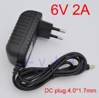 2023 1ชิ้นคุณภาพสูง DC 6V โปรแกรมวงจร2A AC 100V-240V ตัวแปลงไฟสลับแหล่งจ่ายไฟ2000mA ปลั๊ก EU 4.0มม. X 1.7มม.