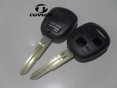 Blank Car Key Case For Toyota Hiace Remote key Shell 2 Buttons Keyless Entry Fob Case TOY41 Blade