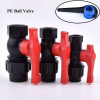 1/2"-1.5"Female Thread To 20-50mm PE Ball Valve Quick Connector Garden Watering Irrigation System Water Pipe Joint Switch Valve Watering Systems  Gard