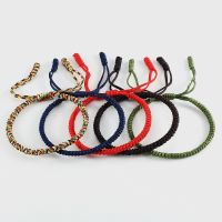 20Colors Thread Braided Tibetan Buddhist Bracelet for Women Men Lucky Handmade Knots Bracelets &amp; Bangles Adjustable Size Jewelry Charms and Charm Brac