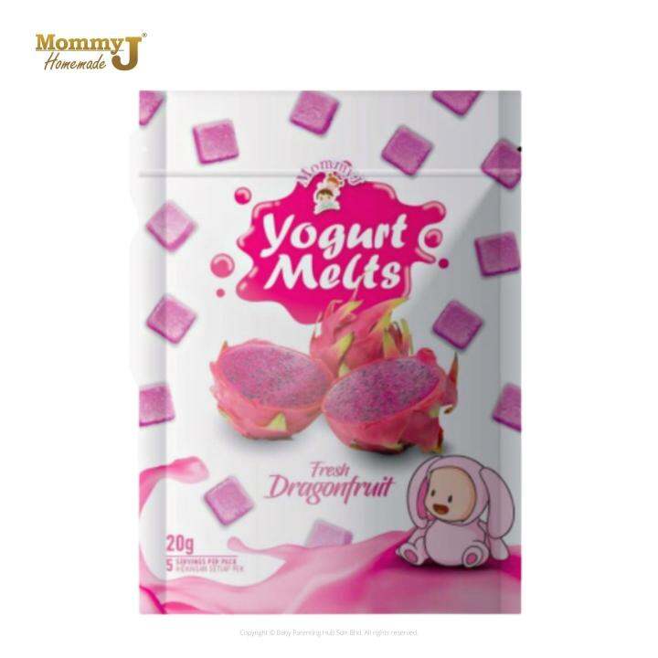 MommyJ Baby Yogurt Melts Dragonfruit 20grams [Expiration Date June 2024