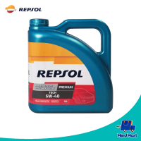 น้ำมันเครื่องรถยนต์เบนซิน-ดีเซล REPSOL 5W40 PREMIUM TECH CP-4 ขนาด 4 ลิตร