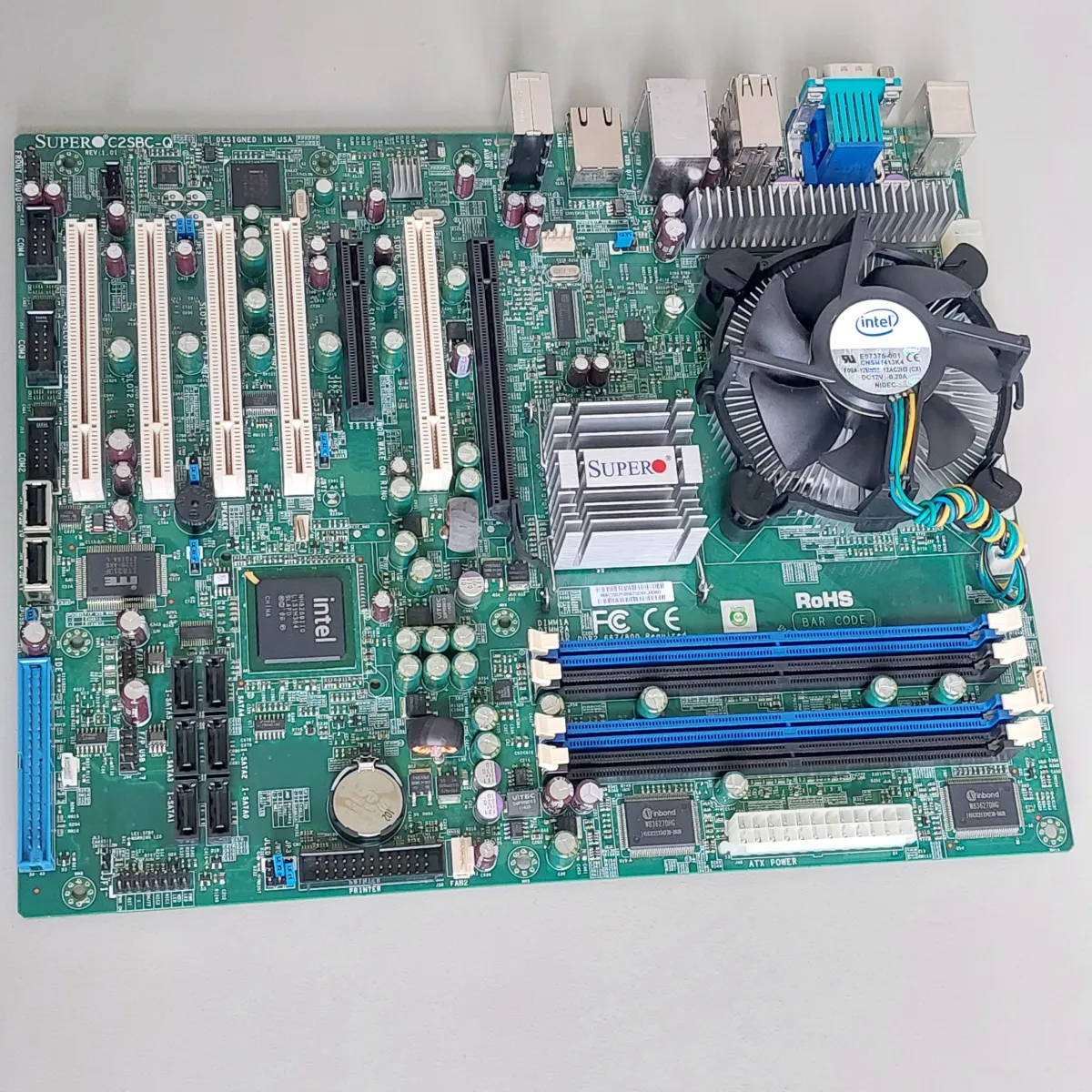 Main Supermicro C2SBC-Q, Bo mạch chủ công nghiệp Socket LGA775 - Intel Q35  Express 