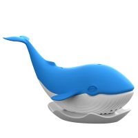 【CC】♕  Infuser Loose Strainer Herbal Spice Silicone Filter Diffuser Teaware Whale Shaped Strainers Infusers