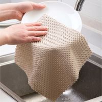 Kitchen Super Absorbent Anti-grease wiping rags efficient Microfiber Cleaning Cloth home washing dish kitchen Cleaning towel