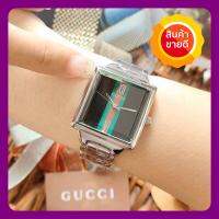 ??GUCCI??- นาฬิกาสายเลส - ขนาดหน้าปัด 35 mm ??สินค้ามีถ่าน ผ้าเช็ค ถุงผ้าแถมให้นะคะ ??