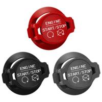 Car Engine Start Button Cover Ignition Switch Protective Cover Car Start Button Protective Cover Anti-Scratch Engine Start Stop Button Cover for Car effective