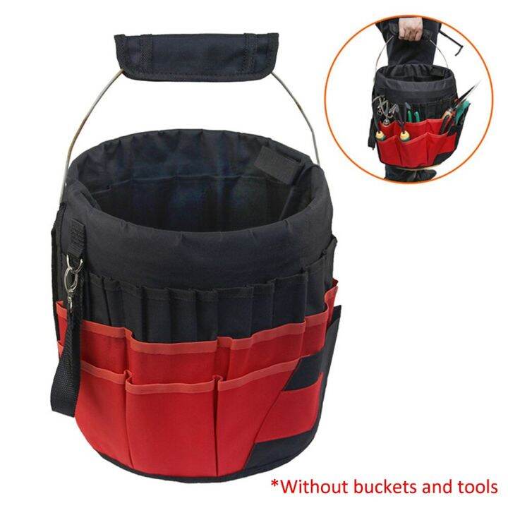 5 Gallon Bucket Tool Organizer Waterproof Handbag With 42 Pocket To 35 5 Gallon Bucket Garden 7497