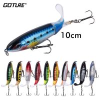 【hot】๑ Whopper Artificial Bait 10cm/11cm/14cm Topwater FIshing Pike Rotating Tail Fishing Tackle Crankbait Wobblers