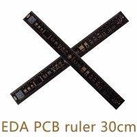 【⊕Good quality⊕】 zhaolanj เครื่องมือวัดโลหะไม้บรรทัด Pcb อเนกประสงค์มีความแม่นยำสูงไม้โปรแทรคเตอร์30ซม. 11.8นิ้ว