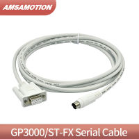 GP3000ST-FX สำหรับ Proface GP3000 ST3301 Series HMI Touch Panel CA3-CBLFX-01 To Mitsubishi FX PLC Cable