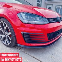 Front Bumper Canard Flare Mods Fin Splitter Wind For Golf 6 MK6 MK7 VII GTI GTD 2012-2017 Clubsport Custom Body Kit