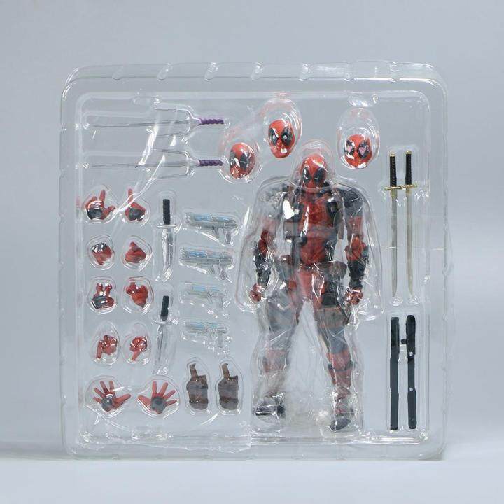 revoltech-yamaguchi-deadpool-marvel-ตุ๊กตาขยับแขนขาได้-marvel-legends-joint-moving-ตุ๊กตาของขวัญของขวัญสำหรับเด็กโมเดลภาพยนตร์