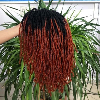 【jw】☈❒  10Inches Braided Wigs  Afro Bob Wig Synthetic DreadLock Woman Short Curly Ends Yun Hair