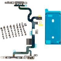 ปุ่มปรับระดับเสียง Power Silent Flex Cable + กาวกาวกันน้ํา + สกรูครบชุดสําหรับ iPhone 7 7Plus 8 8 Plus