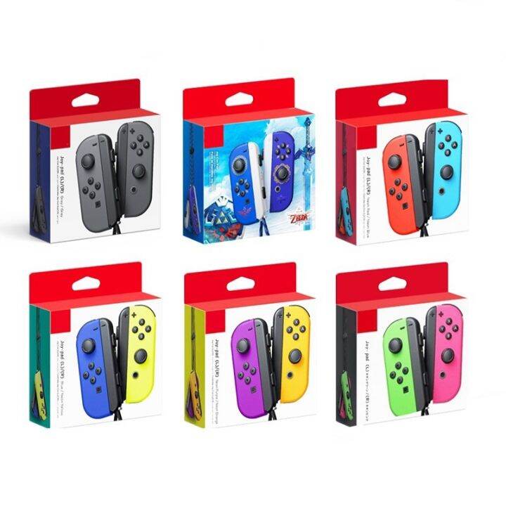 Wireless Control JoyCon Gamepad For Nintendo Switch Oled Controllers With Straps Dual Vibration