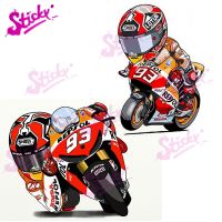 2023 NEW STICKY Cool Motorcycle Racer Anime Badge Brand Car Sticker Decal for Bicycle Motorcycle Accessories Laptop Helmet Trunk Stickers