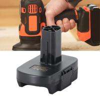 : "{ DM18RL อะแดปเตอร์แปลงแบตเตอรี่ USB DM20ROB สำหรับ RYOBI แปลง DEWALT 20V Milwaukee M18เป็น18V อะแดปเตอร์แบตเตอรี่พลาสติก