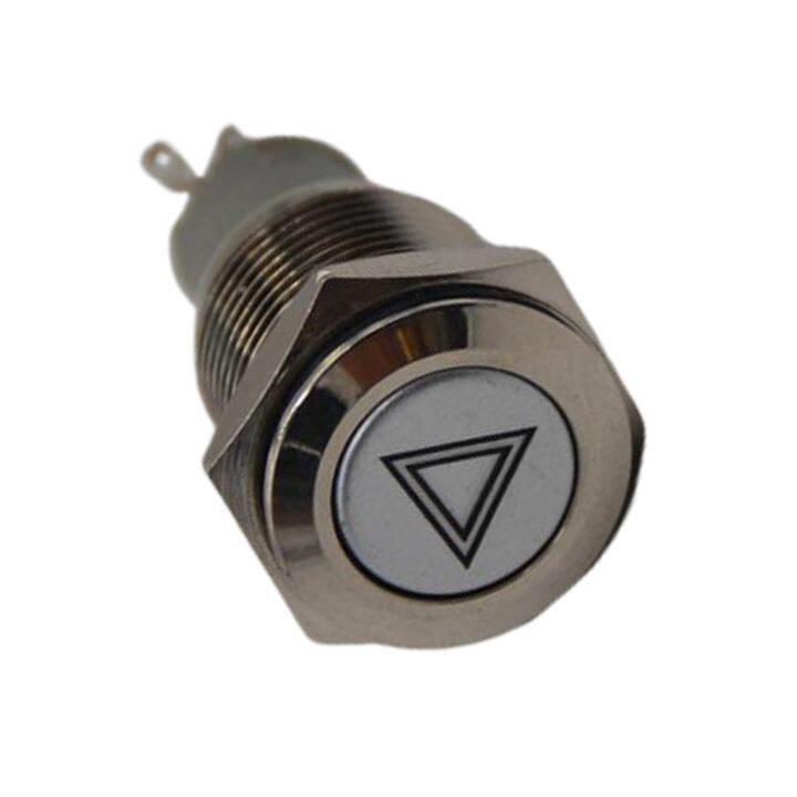 16mm Red LED Car Emergency Hazard Warning Light Push Button Switch Relay Lazada.co.th