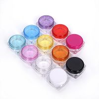 【CW】✠  100Pcs 3g/5g bottom Sample Jar Pot Vials Makeup Face Pigment