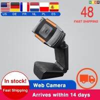 ✳℡ Podofo Webcam 1080P 360 Degree USB 12M HD Webcam Web Cam Clip-on Digital Camcorder with MIC Microphone for Laptop PC Computer