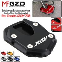 NEW XADV Motorcycle CNC Kickstand Side Stand Extension Pad Enlarger Support Plate For HONDA X-ADV 750 xadv750 2021 2022 2023