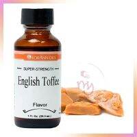 Lorann Super Strength English Toffee Flavor 1 oz. กลิ่นอิงลิชท็อฟฟี่เข้มข้น จำนวน 1 ขวด กลิ่นผสมอาหาร เบเกอรี่ วัตถุเจือปนอาหาร วัตถุแต่งกลิ่นสังเคราะห์ Super Strength flavor ครีมแต่งเค้ก ขนมอบ