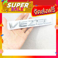 ส่งฟรี [เก็บCOD] VEZEL Letter Auto Car Emblem Badge Sticker Decal Replacement For Honda VEZEL( HRV ) โลโก้ติดท้าย อักษรแยก