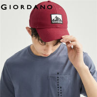 Giordano Men Snow mountain badge cotton cap Free Shipping 01203001