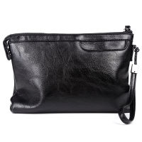 Fashion Envelope Bag Large Capacity Cuero Handbag Men Casual Leather Clutch Bag Trendy Sac Pour ephone Portable Homme