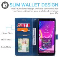 Wholesalewallet กรณีแปรงป้องกันการโจรกรรมสำหรับ S amsung g alaxy A6A7A8 2018 A5 2017 A02S A10 A11 A12 A20E A21S A32 A51 A52 A71 A72จัดส่งฟรี