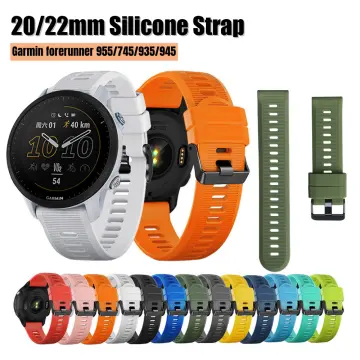 20mm 22mm Silicone Strap For Garmin Venu 2/ SQ Band Watch Vivoactive 3/4  Forerunner 645