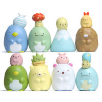 8 Pcsset Cartoon Anime Sumikko Gurashi Corner Creature Mini Figure Model Desk Decoration Plate Holder Action Figure Toys Gifts