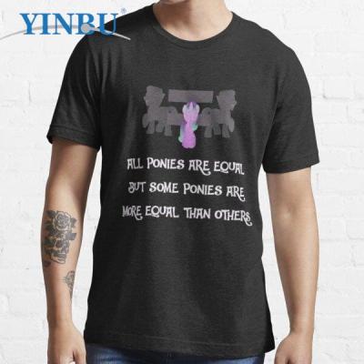 My Little Mlp Starlight Glimmer All Ponies Are Equal Yinbu High Quality T Shirts Men Starlight Glimmer T-Shirt Graphic Tee 【Size S-4XL-5XL-6XL】